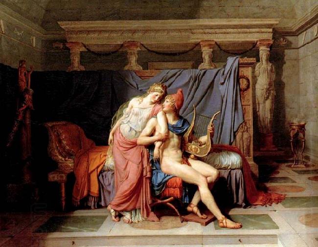 Jacques-Louis  David The Loves of Paris and Helen oil painting picture